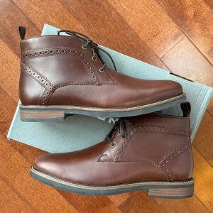 Nunn Bush Chukka boot. Plain Toe. “Ozark.” US Men’s 10. Brown